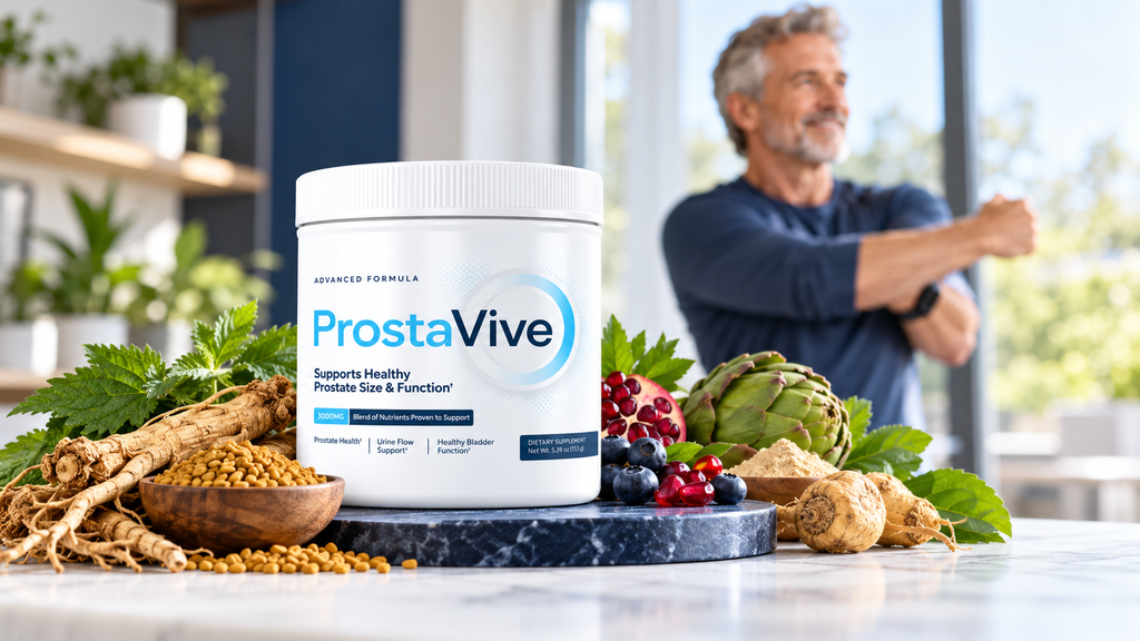 Prostat supplement ProstaVive with botanical ingredients
